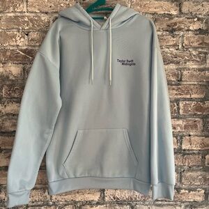 Taylor Swift Midnights Sky Blue Concert Hoodie in excellent like new condition